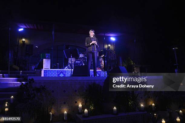 Jane Lynch attends 'An Evening Under The Stars' Benefiting The L.A. Gay & Lesbian Center on October 19, 2013 in Los Angeles, California.