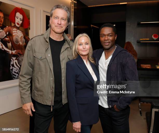 John Corbett, Bo Derek, and David Oyelowo attend The After LA Tastemaker | Netflix at a Private Residence on November 15, 2023 in Montecito,...