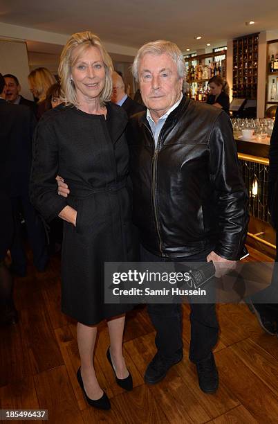 Terry O'Neil and wife Laraine Ashton attend NYT tribute to legendary director and president of the National Youth Theatre from 1983 to 2005, Bryan...
