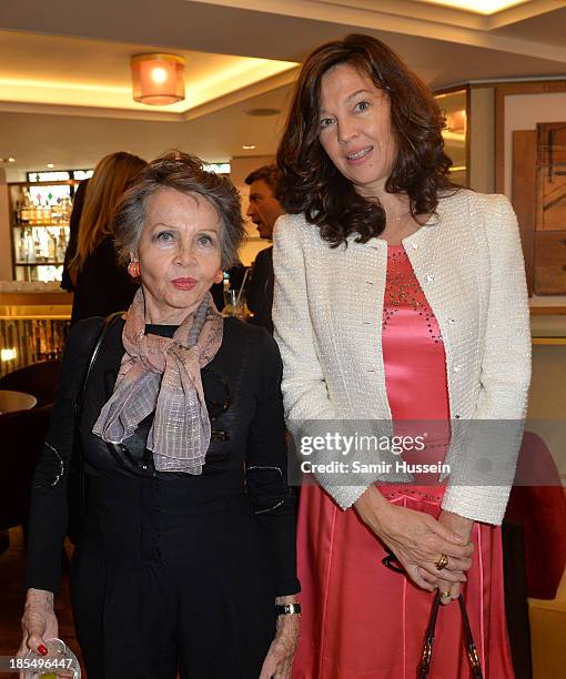 Leslie Caron and Jennifer Hall attend NYT tribute to legendary director and president of the National Youth Theatre from 1983 to 2005, Bryan Forbes...