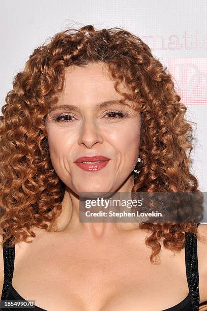Actress Bernadette Peters attends the Great Writers Thank Their Lucky Stars annual gala hosted by The Dramatists Guild Fund on October 21, 2013 in...