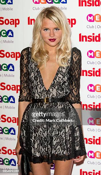 Hetti Bywater attends the Inside Soap Awards at Ministry Of Sound on October 21, 2013 in London, England.