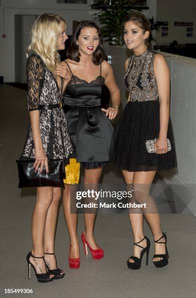 Hetti Bywater, Jasmyn Banks and Jacqueline Jossa attend the Inside