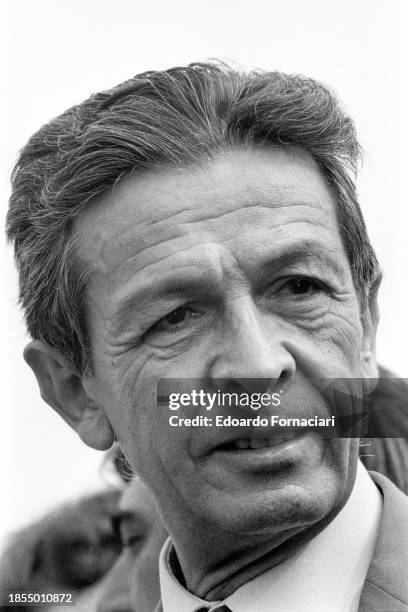 The general secretary of the Italian Communist Party , Enrico Berlinguer, Turin, September 26, 1980.
