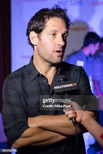 Actor Paul Rudd attends the Paul Rudd 2nd Annual All-Star Bowling Benefit at Lucky Strike on October 21, 2013 in New York City.