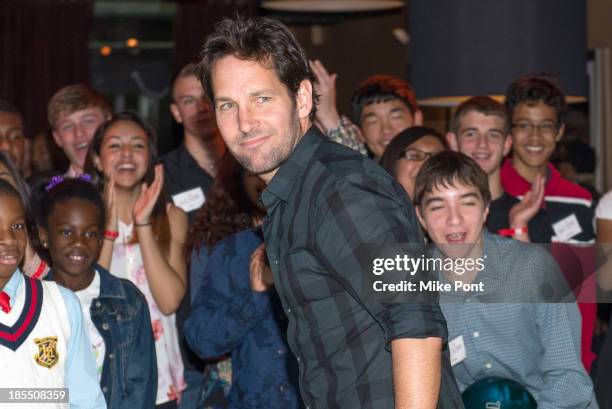 Paul Rudd attends the Paul Rudd 2nd Annual All-Star Bowling Benefit at Lucky Strike on October 21, 2013 in New York City.