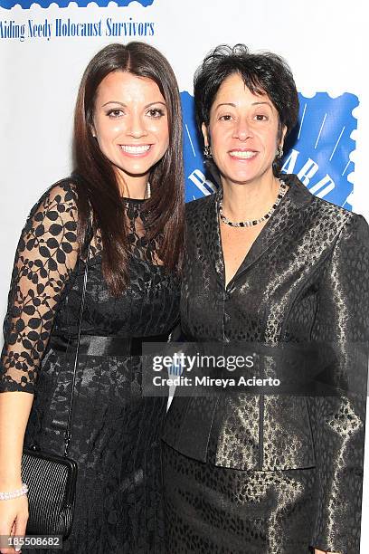Masha Pearl and Sherry Wilzig Izak attend the 79th annual Blue Card Benefit and Auction at the American Museum of Natural History on October 21, 2013...