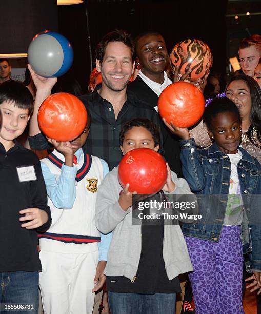 Paul Rudd attends the Paul Rudd 2nd Annual All-Star Bowling Benefit at Lucky Strike on October 21, 2013 in New York City.