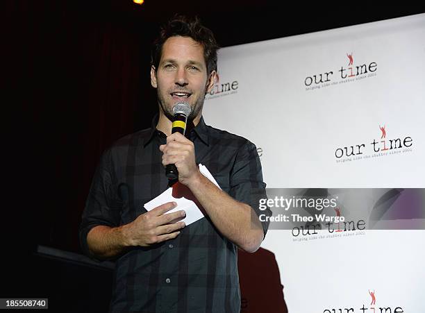 Paul Rudd attends the Paul Rudd 2nd Annual All-Star Bowling Benefit at Lucky Strike on October 21, 2013 in New York City.