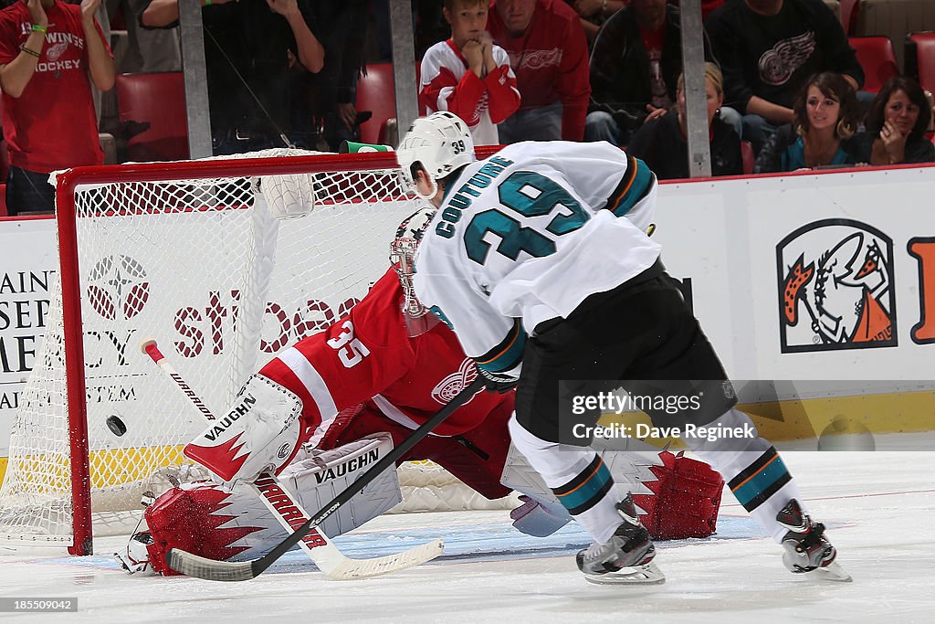 San Jose Sharks v Detroit Red Wings