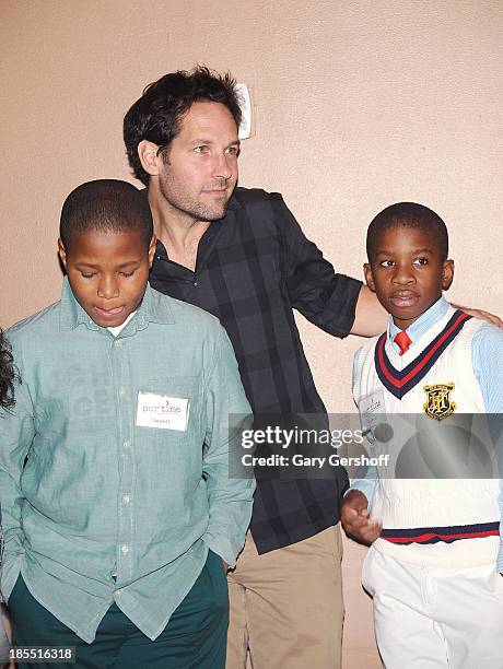 Actor Paul Rudd attends the Paul Rudd 2nd Annual All-Star Bowling Benefit supporting Our Time at Lucky Strike on October 21, 2013 in New York City.