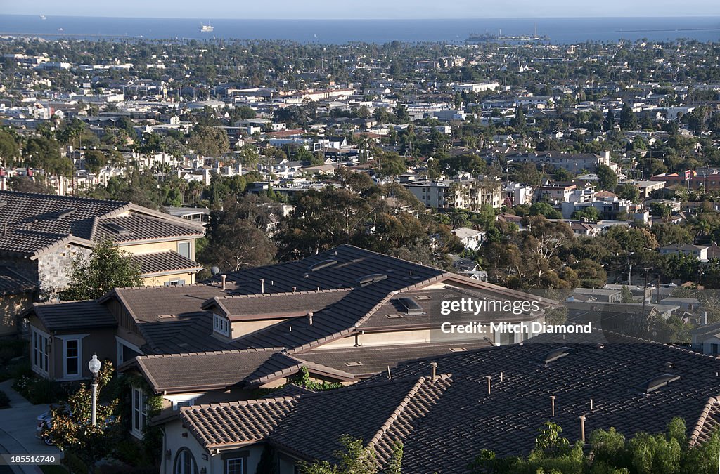 Residential area of Long Beach