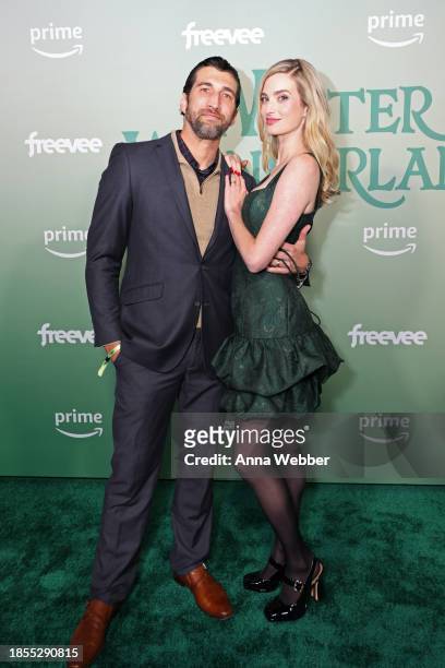 Clayton Snyder and Allegra Edwards attend Winter Wonderland hosted by Amazon Freevee and Prime Video at The Culver Studios on December 13, 2023 in...
