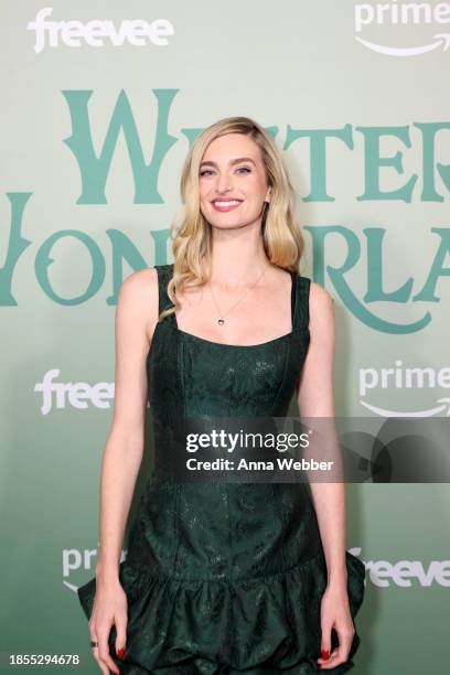 Allegra Edwards attends Winter Wonderland hosted by Amazon Freevee and Prime Video at The Culver Studios on December 13, 2023 in Culver City,...