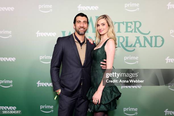 Clayton Snyder and Allegra Edwards attend Winter Wonderland hosted by Amazon Freevee and Prime Video at The Culver Studios on December 13, 2023 in...