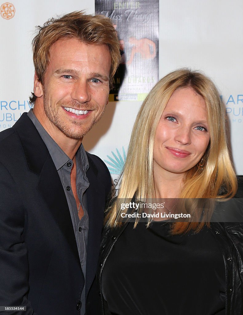 Rusty Edwards Actor Actor Rusty Joiner and wife Charity Walden attend the launch party ...