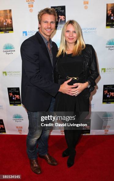 Rusty Edwards Actor Actor Rusty Joiner and wife Charity Walden attend the launch party ...