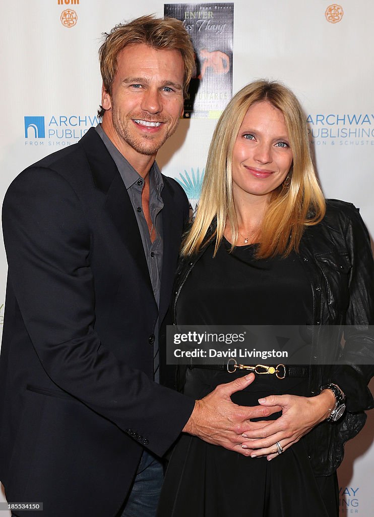 Rusty Edwards Actor Actor Rusty Joiner and wife Charity Walden attend the launch party ...