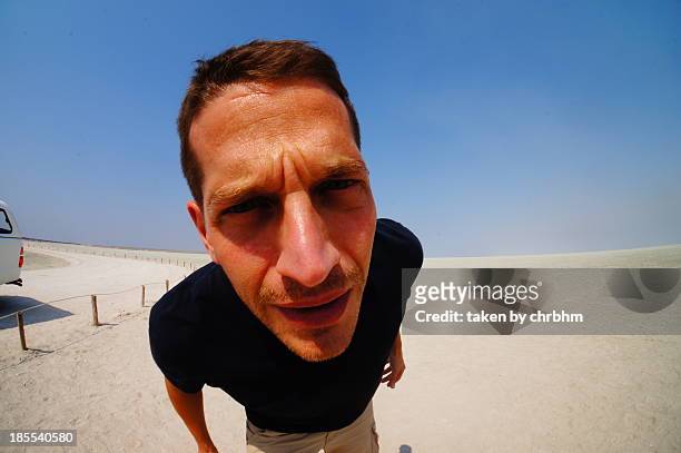 close up face - wide angle lens stock pictures, royalty-free photos & images