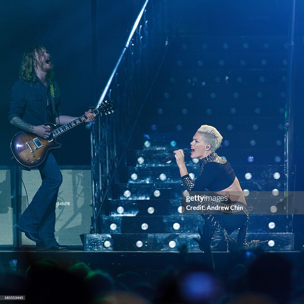 P!nk Performs At The Rogers Arena