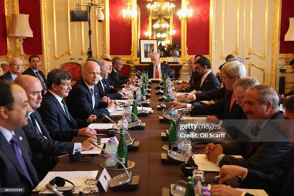 Syrian Opposition In London For Talks With 11 Foreign Ministers