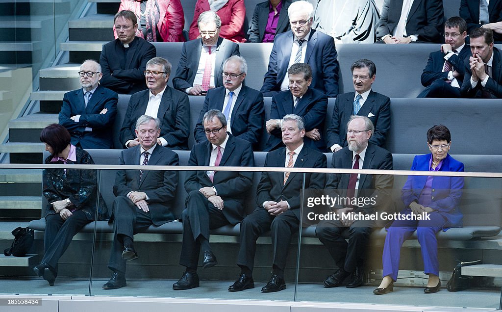 New Bundestag Convenes As Old Government Is Dismissed
