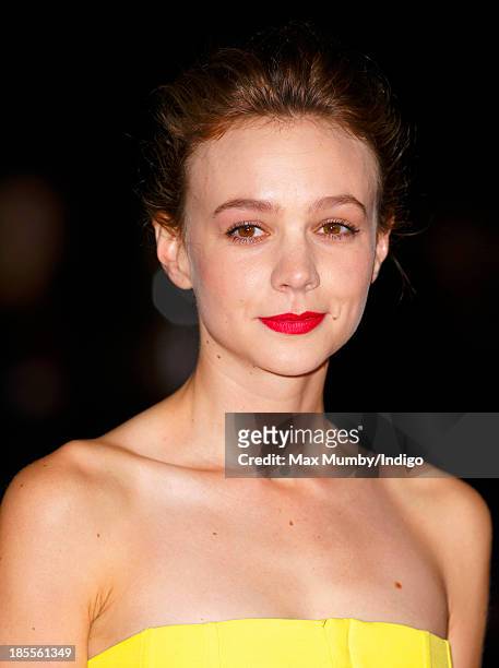 Carey Mulligan attends the screening of 'Inside Llewyn Davis' Centrepiece Gala supported by the Mayor of London during the 57th BFI London Film...