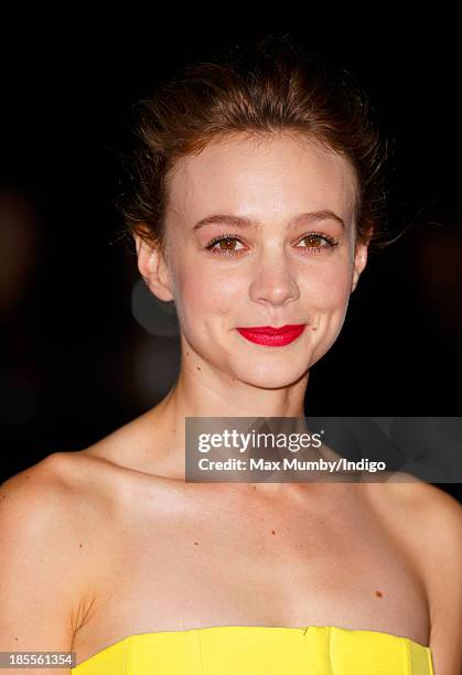 Carey Mulligan attends the screening of 'Inside Llewyn Davis' Centrepiece Gala supported by the Mayor of London during the 57th BFI London Film...