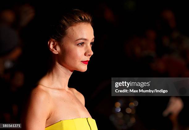 Carey Mulligan attends the screening of 'Inside Llewyn Davis' Centrepiece Gala supported by the Mayor of London during the 57th BFI London Film...