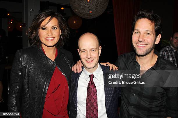 Mariska Hargitay, Founder/Director of Our Time, Taro Alexander and Paul Rudd attend the Paul Rudd 2nd Annual All-Star Bowling Benefit supporting Our...