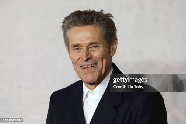 Willem Dafoe attends the "Poor Things" UK Gala Screening at Barbican Centre on December 14, 2023 in London, England.