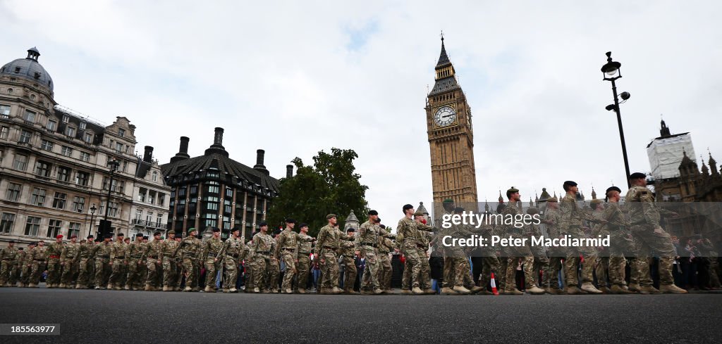 1 Mechanized Brigade Parade Through London After Returning From Afghanistan