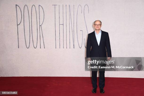 Ed Guiney attends the UK Gala Screening of Searchlight Pictures' 'Poor Things' at the Barbican Centre in London, on December 14, 2023.