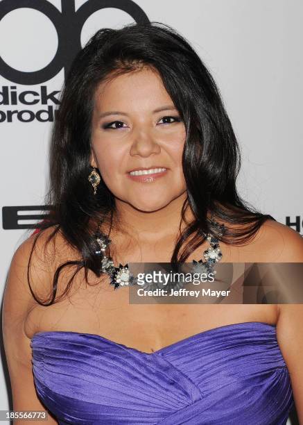 Actress Misty Upham arrives at the 17th Annual Hollywood Film Awards at The Beverly Hilton Hotel on October 21, 2013 in Beverly Hills, California.