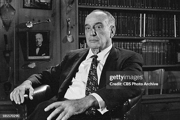 Robert Moses on THE TWENTIETH CENTURY. Episode, "The Happy Warrior." Image dated August 23, 1961.