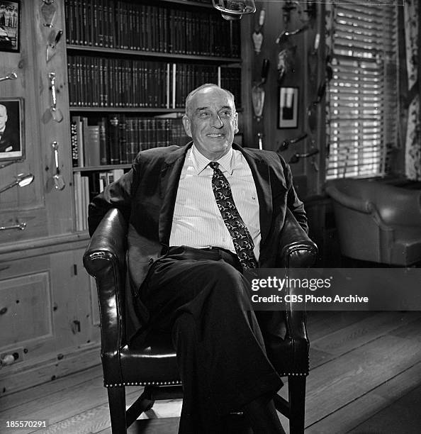 Robert Moses on THE TWENTIETH CENTURY. Episode, "The Happy Warrior." Image dated August 23, 1961.
