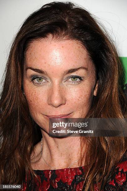 Julianne Nicholson poses at the 17th Annual Hollywood Film Awards at The Beverly Hilton Hotel on October 21, 2013 in Beverly Hills, California.