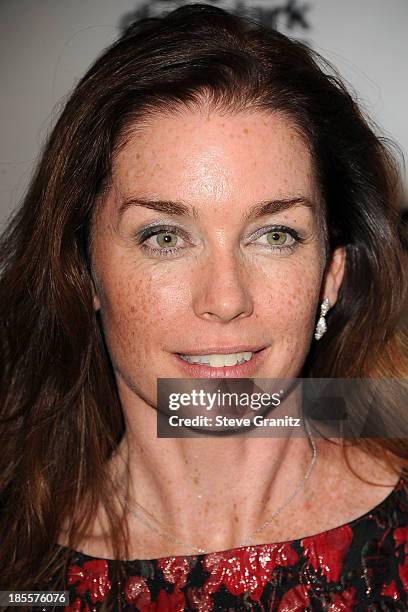 Julianne Nicholson poses at the 17th Annual Hollywood Film Awards at The Beverly Hilton Hotel on October 21, 2013 in Beverly Hills, California.