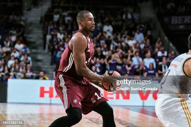 Serge Ibaka of FC Bayern Munich in action during the Turkish Airlines EuroLeague Regular Season Round 14 match between Real Madrid and FC Bayern...