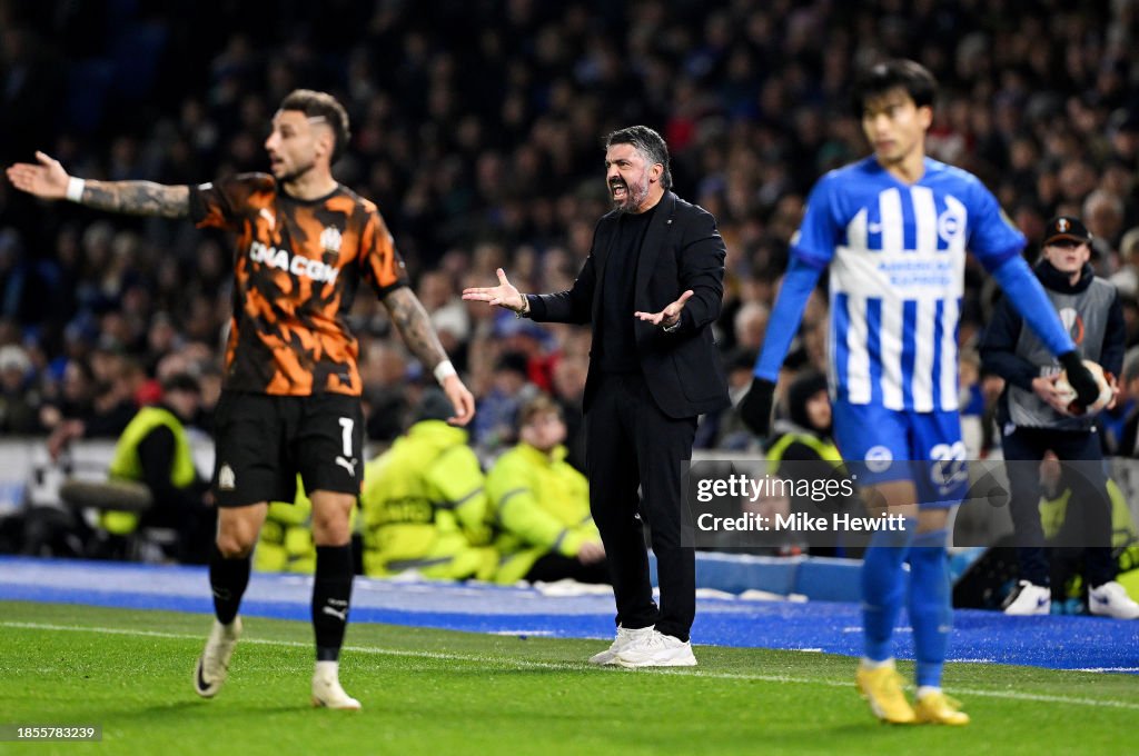 Brighton & Hove Albion v Olympique de Marseille: Group B - UEFA Europa League 2023/24