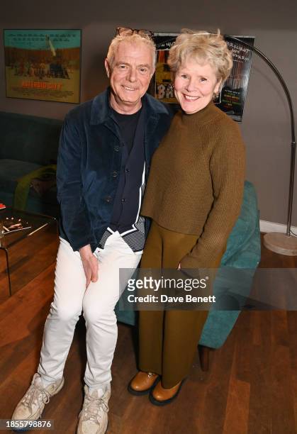 Stephen Daldry and Imelda Staunton attend a screening and Q&A of the final episode of "The Crown" at BFI Southbank on December 17, 2023 in London,...