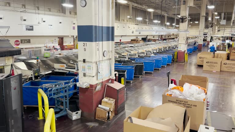 Usps Red Line Process Usps Mail Sorting Videos and HD Footage - Getty Images