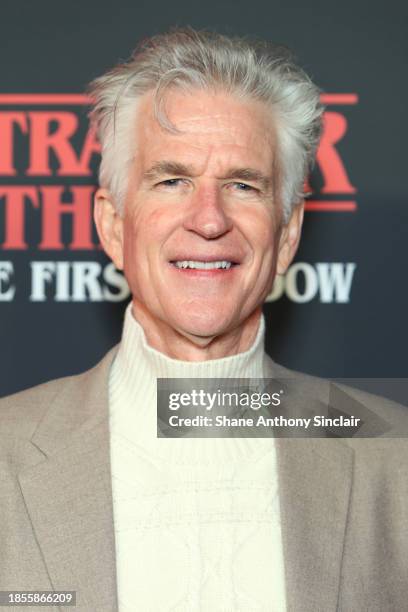 Matthew Modine attends the "Stranger Things: The First Shadow" World Premiere at the Phoenix Theatre on December 14, 2023 in London, England.