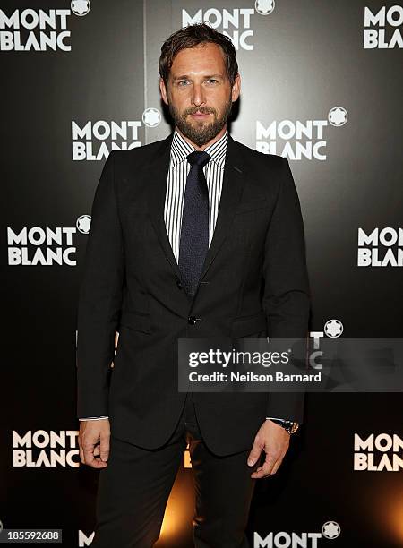 Actor Josh Lucas attends Montblanc celebrates Madison Avenue Boutique Opening at Montblanc Boutique on Madison Avenue on October 22, 2013 in New York...