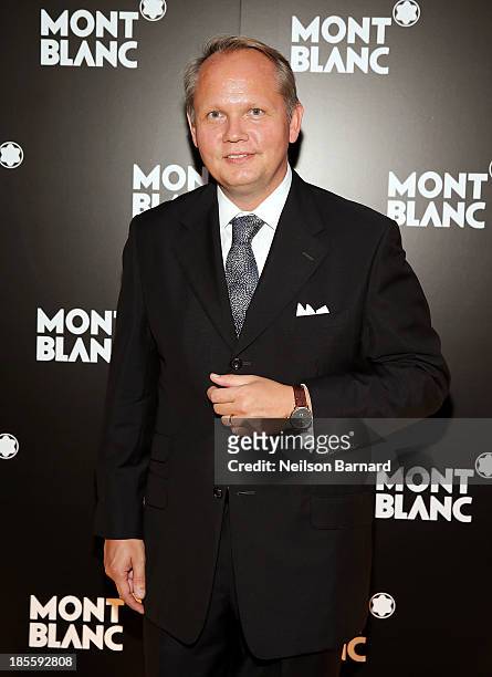 President & CEO at Montblanc North America Jan-Patrick Schmitz attends Montblanc celebrates Madison Avenue Boutique Opening at Montblanc Boutique on...
