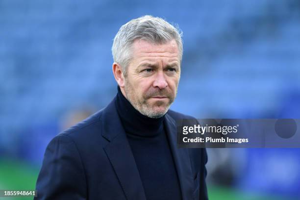 Leicester City Women Manager Willie Kirk before the Leicester City v West Ham United - Barclays Women´s Super League match at King Power Stadium on...