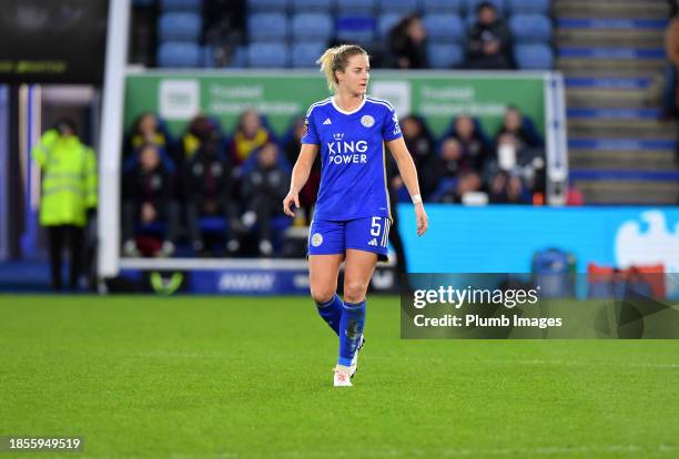 Sophie Howard of Leicester City Women during the Leicester City v West Ham United - Barclays Women´s Super League match at King Power Stadium on...