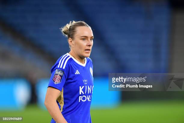 Josie Green of Leicester City Women during the Leicester City v West Ham United - Barclays Women´s Super League match at King Power Stadium on...
