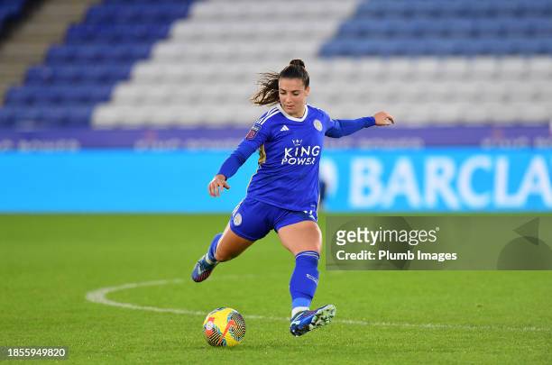 Julie Thibaud of Leicester City Women during the Leicester City v West Ham United - Barclays Women´s Super League match at King Power Stadium on...