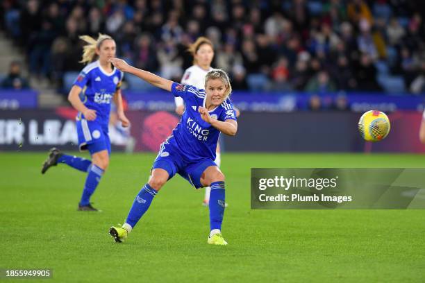 Lena Petermann of Leicester City Women during the Leicester City v West Ham United - Barclays Women´s Super League match at King Power Stadium on...